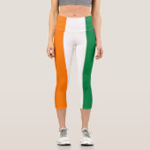 Flagge von Côte d'Ivoire Capri Leggings (Vorderseite)