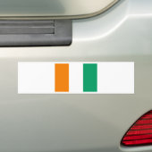 Flagge von Côte d'Ivoire - Drapeau de la Côte d'Iv Autoaufkleber (Auf Auto)