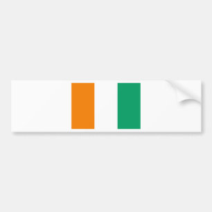 Flagge von Côte d'Ivoire - Drapeau de la Côte d'Iv Autoaufkleber