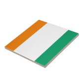 Flagge von Côte d'Ivoire - Drapeau de la Côte d'Iv Fliese (Seite)