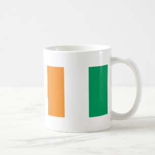 Flagge von Côte d'Ivoire - Drapeau de la Côte d'Iv Kaffeetasse