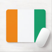 Flagge von Côte d'Ivoire - Drapeau de la Côte d'Iv Mousepad (Mit Mouse)
