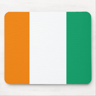 Flagge von Côte d'Ivoire - Drapeau de la Côte d'Iv Mousepad