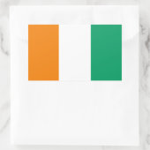 Flagge von Côte d'Ivoire - Drapeau de la Côte d'Iv Rechteckiger Aufkleber (Tasche)