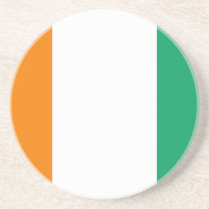 Flagge von Côte d'Ivoire - Drapeau de la Côte d'Iv Untersetzer