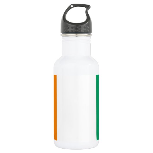 Flagge von Côte d'Ivoire Edelstahlflasche (Vorderseite)
