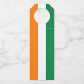Flagge von Côte d'Ivoire Flaschenanhänger (Vorderseite)