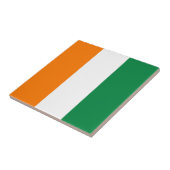 Flagge von Côte d'Ivoire Fliese (Seite)