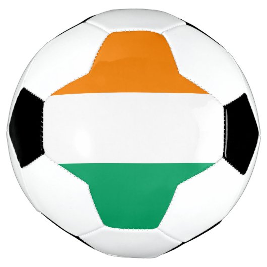Flagge von Côte d'Ivoire Fußball (Gedreht)