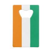 Flagge von Côte d'Ivoire Geldbeutel Flaschenöffner (Rückseite)