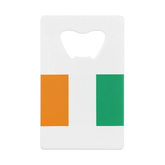 Flagge von Côte d'Ivoire Geldbeutel Flaschenöffner (Vorderseite)