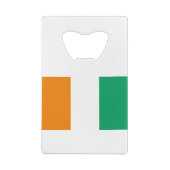 Flagge von Côte d'Ivoire Geldbeutel Flaschenöffner (Rückseite)