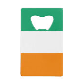 Flagge von Côte d'Ivoire Geldbeutel Flaschenöffner (Vorderseite)