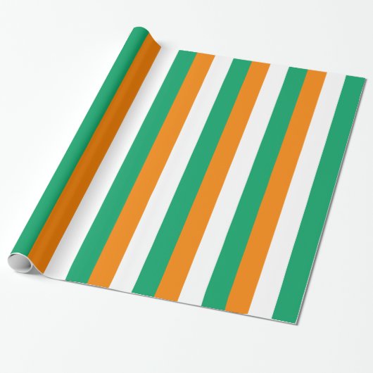 Flagge von Côte d'Ivoire Geschenkpapier (Ungerollt)