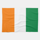 Flagge von Côte d'Ivoire Geschirrtuch (Horizontal)