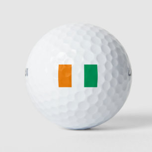Flagge von Côte d'Ivoire Golfball
