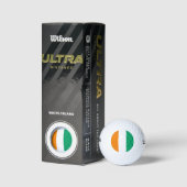 Flagge von Côte d'Ivoire Golfball (Verpackungen)