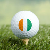 Flagge von Côte d'Ivoire Golfball (Insitu T-Shirt)