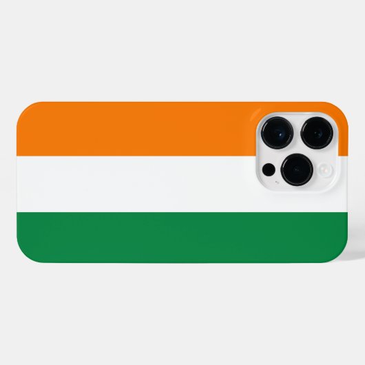 Flagge von Côte d'Ivoire iPhone Hülle (Rückseite (Horizontal))