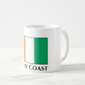 Flagge von Côte d'Ivoire Kaffeetasse (VorderseiteRechts)
