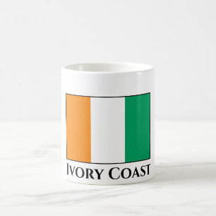 Flagge von Côte d'Ivoire Kaffeetasse