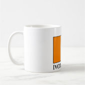 Flagge von Côte d'Ivoire Kaffeetasse (Links)