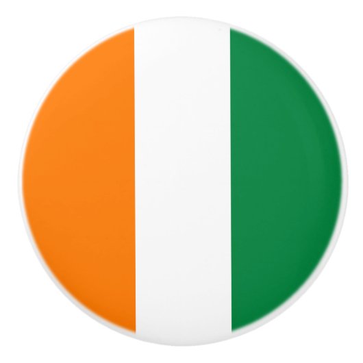 Flagge von Côte d'Ivoire Keramikknauf (Vorderseite)