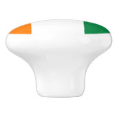 Flagge von Côte d'Ivoire Keramikknauf (Seitenansicht)