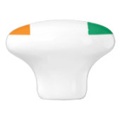 Flagge von Côte d'Ivoire Keramikknauf (Seitenansicht)