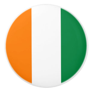 Flagge von Côte d'Ivoire Keramikknauf
