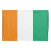 Flagge von Côte d'Ivoire Kissenbezug (Rückseite)