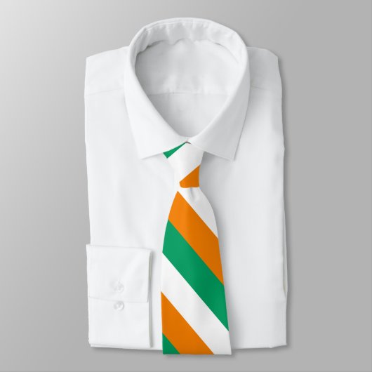 Flagge von Côte d'Ivoire Krawatte (Gebunden)