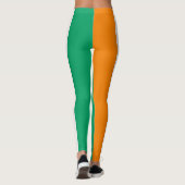 Flagge von Côte d'Ivoire Leggings (Rückseite)