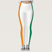 Flagge von Côte d'Ivoire Leggings (Vorderseite)