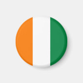 Flagge von Côte d'Ivoire Magnet (Vorne)