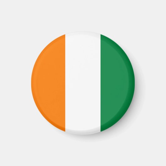 Flagge von Côte d'Ivoire Magnet (Vorne)