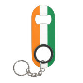 Flagge von Côte d'Ivoire Mini Flaschenöffner (Vorderseite)