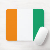 Flagge von Côte d'Ivoire Mousepad (Mit Mouse)
