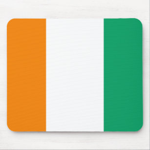 Flagge von Côte d'Ivoire Mousepad