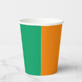 Flagge von Côte d'Ivoire Pappbecher (Rechts)