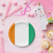 Flagge von Côte d'Ivoire Pappteller (Party)