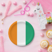 Flagge von Côte d'Ivoire Pappteller (Party)