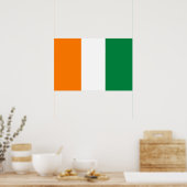 Flagge von Côte d'Ivoire Poster (Küche)