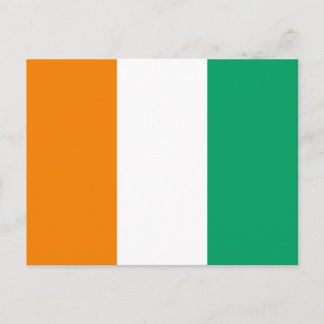 Flagge von Côte d'Ivoire Postkarte