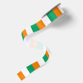Flagge von Côte d'Ivoire Satinband (Rückseite)