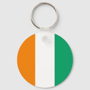 Flagge von Côte d'Ivoire Schlüsselanhänger