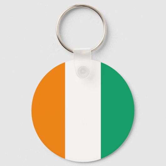 Flagge von Côte d'Ivoire Schlüsselanhänger (Vorderseite)