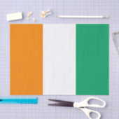 Flagge von Côte d'Ivoire Seidenpapier (Handwerk)