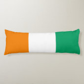 Flagge von Côte d'Ivoire Seitenschläferkissen (Vorderseite)