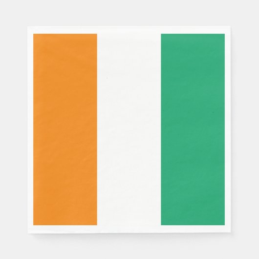 Flagge von Côte d'Ivoire Serviette (Vorderseite)